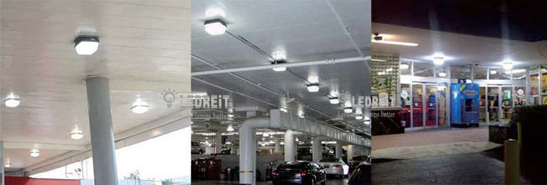 gas station canopy lights application